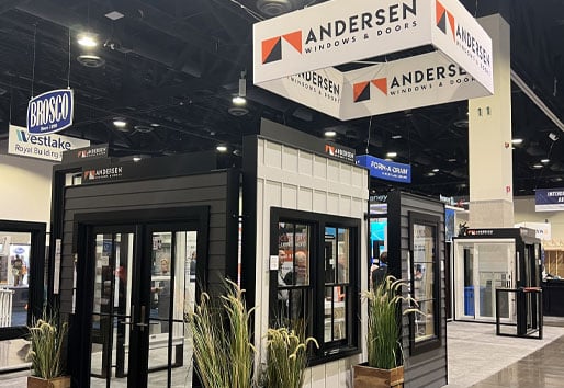 andersen windows booth at event